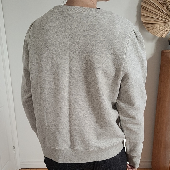 J. Crew Gray Sweater with Moon and Stars - Picture 6 of 8